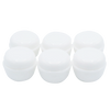 Face Cream Container (6 pcs) White- 20g